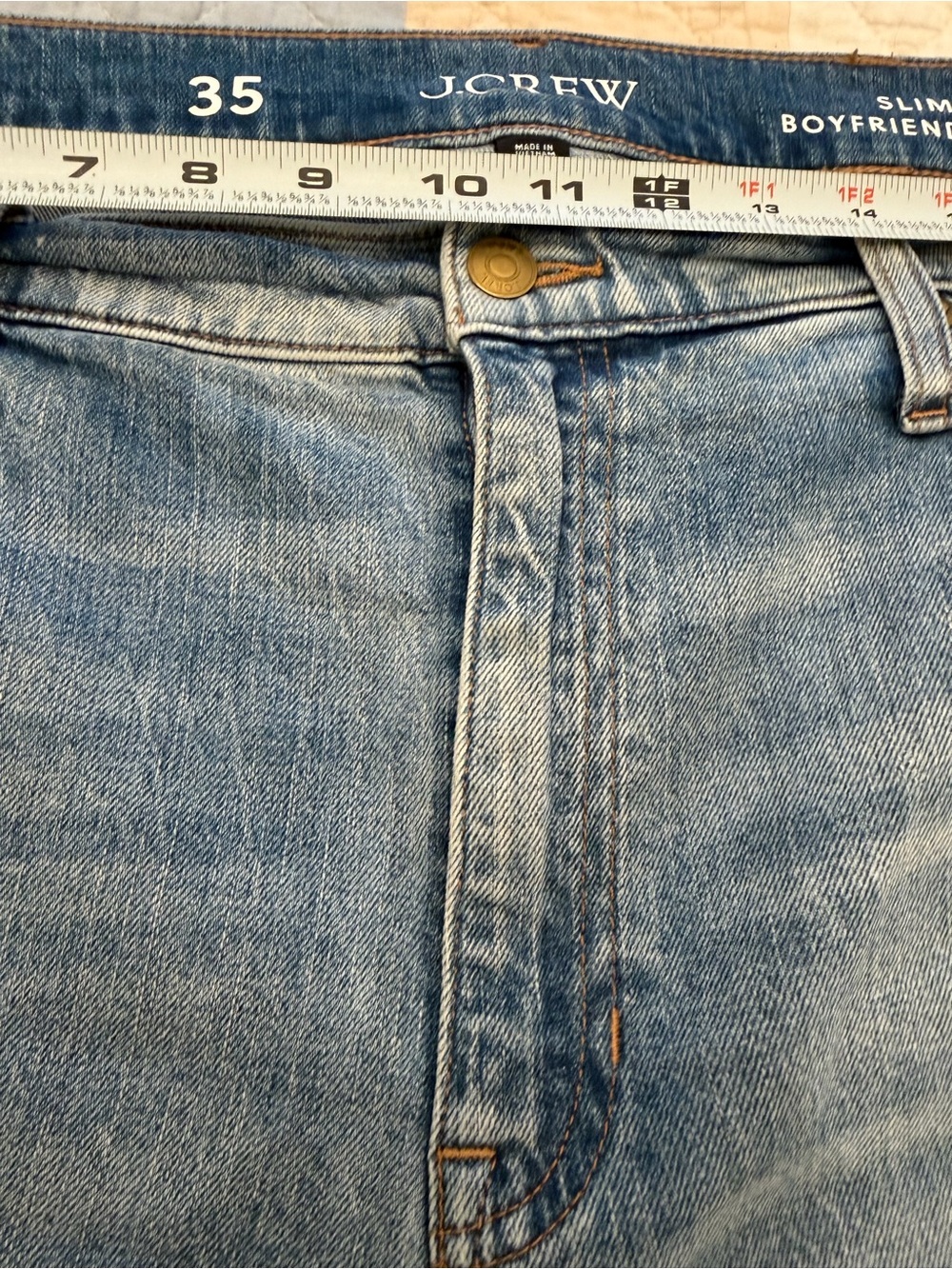 J. Crew Boyfriend Jeans in Light Blue Wash